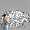 MAMA BEAR for Coloring Peel & Stick ANI0009