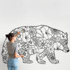 MAMA BEAR for Coloring Peel & Stick ANI0009