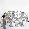 MAMA BEAR for Coloring Peel & Stick ANI0009
