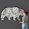 MAMA BEAR for Coloring Peel & Stick ANI0009