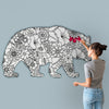 MAMA BEAR for Coloring Peel & Stick ANI0009