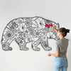 MAMA BEAR for Coloring Peel & Stick ANI0009