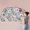MAMA BEAR for Coloring Peel & Stick ANI0009