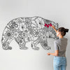 MAMA BEAR for Coloring Peel & Stick ANI0009