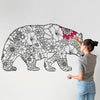 MAMA BEAR for Coloring Peel & Stick ANI0009