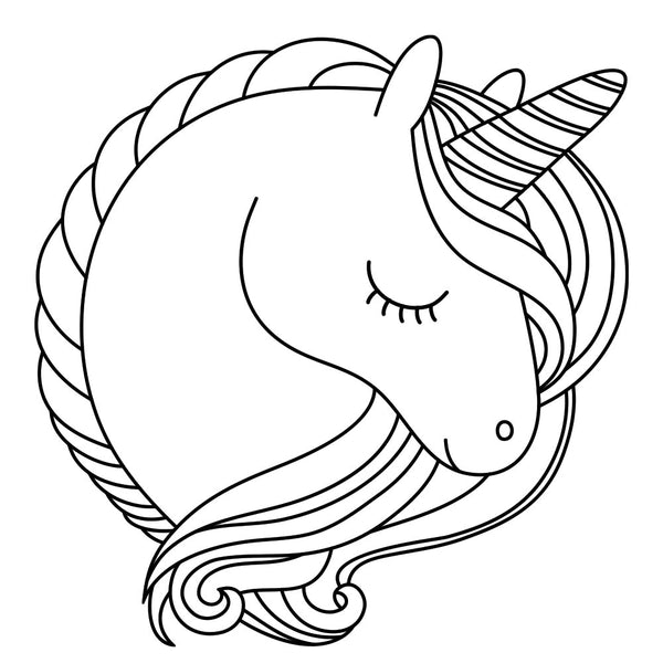 UNICORN Coloring Peel & Stick - COLORITSY