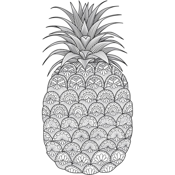 PINEAPPLE for Coloring Peel and Stick LIF0002
