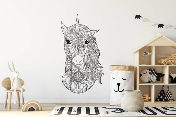 UNICORN for Coloring Peel & Stick FAN0011