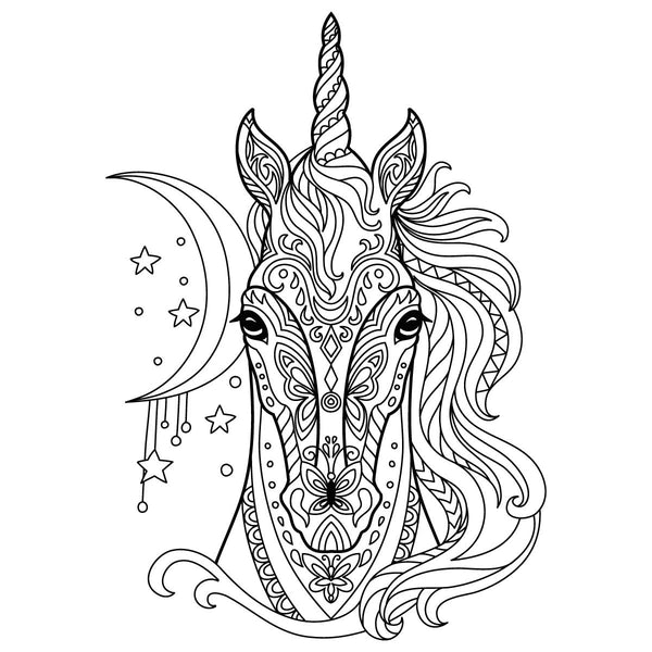 UNICORN for Coloring Peel & Stick FAN0020