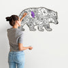 MAMA BEAR for Coloring Peel & Stick ANI0009