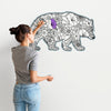 MAMA BEAR for Coloring Peel & Stick ANI0009