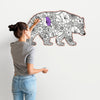 MAMA BEAR for Coloring Peel & Stick ANI0009