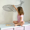 WHALE for Coloring Peel & Stick ANI0010