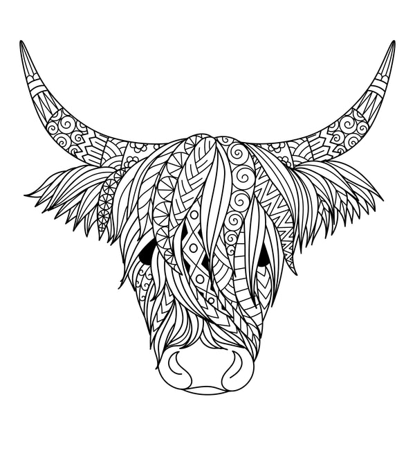 BISON for Coloring Peel & Stick ANI0045